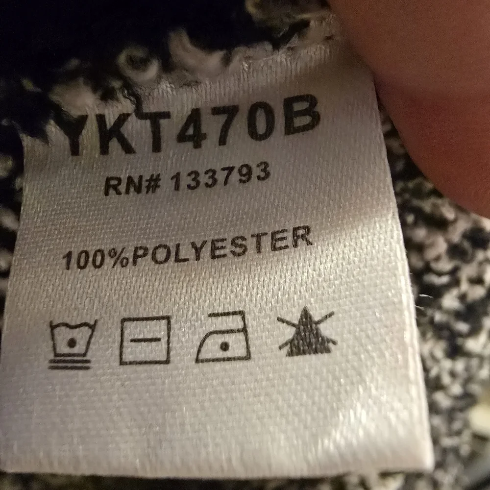 POL Black Star Print Super Soft Duster Cardigan | Oversized Cozy Open Front NWOT